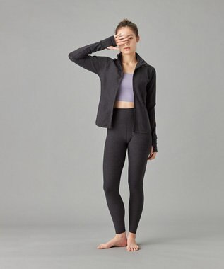 Chacott Peach Mokuジャケット ダークグレー杢