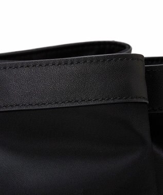 TOPKAPI 【Breath TOPKAPI】防水ナイロン レザーコンビ ショルダーバッグ ブラック