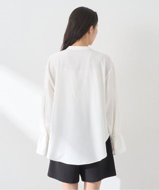 earth music&ecology ＳＥＴ２点パールビスチェ＋シャツ Beige