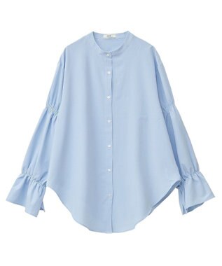 earth music&ecology ＳＥＴ２点パールビスチェ＋シャツ Gray