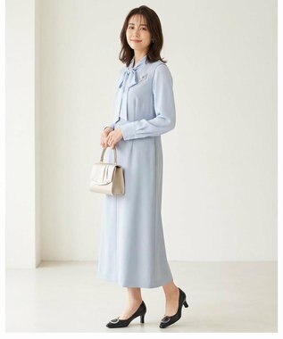 Pointer 【5cmヒール】日本製 高級本革モチーフ付きパンプス ブラック