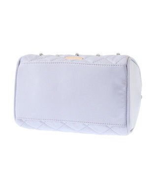 Maison de FLEUR EC限定チュールハンドルラインストーンボストン Grayish Blue