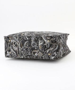 自由区 【カタログ掲載】ペイズリープリント トートバッグ ネイビー