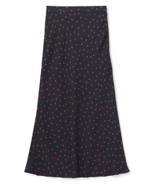 BEIGE， 【S-size】VIGNON / ドットスカート Navy×Red