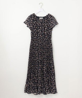 ANY SIS S 【洗える】ニュアンスピーチ ワンピース ネイビー系