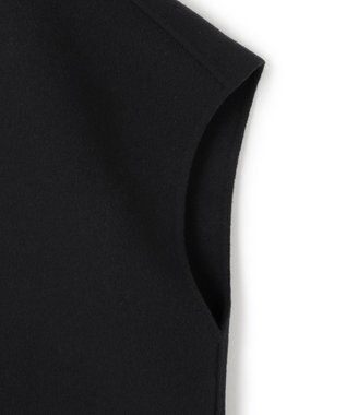 ICB L WoolRever  スタンドカラージレ ブラック系