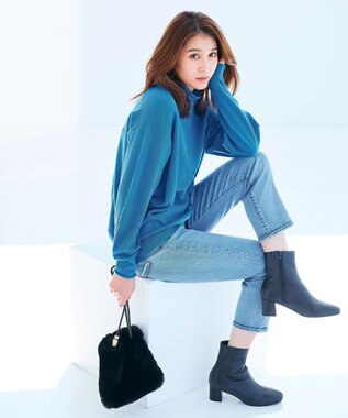  【WEB限定/洗える】ベビースキンデニム ストレートデニム