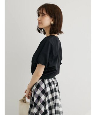 Green Parks ・ＳＵＧＡＲ　ＳＰＯＯＮ　バルーンスリーブＴシャツ Black