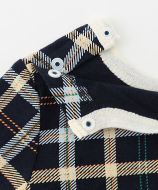 組曲 KIDS 【80-90cm】Check セットアップ ネイビー系5