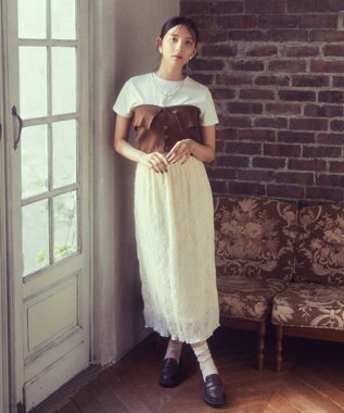 earth music&ecology ＯＲｉｅｎｔａｌ　ＴＲａｆｆｉｃ　厚底ローファー Brown