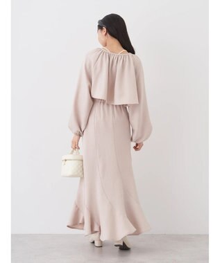 earth music&ecology ラッフルボレロ Light Beige