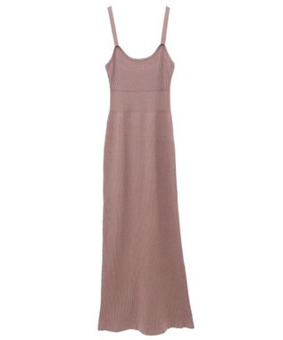 Green Parks ボレロ付ニットワンピース Brown