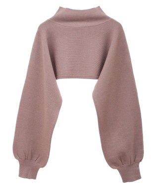 Green Parks ボレロ付ニットワンピース Brown