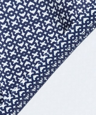 23区GOLF 【MEN】モノグラム総柄長袖ポロシャツ ネイビー系5