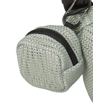 AMERICAN HOLIC 【2点SET】ポーチ付ダブルメッシュウエストポーチ Gray