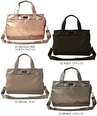 ROOTOTE 1317【12個ポケット付き】SN.グランデ.キレイネ-B 02：ブラック