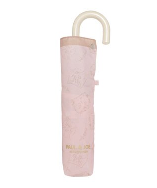 MOONBAT PAUL&JOE ACCESSOIRES(ポール＆ジョー アクセソワ) 折りたたみ傘 ドローイングヌネット＆ジプシー ピーチ