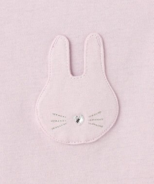 ANY KIDS バックシャン Tシャツ ピンク×花柄