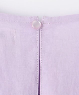 組曲 KIDS 【UVケア】【110-140㎝】バイカラー ワンピース ラベンダー