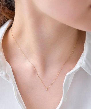 Phoebe 【金属アレルギー対応】シャイニーフチミルネックレス　ゴールド ゴールド