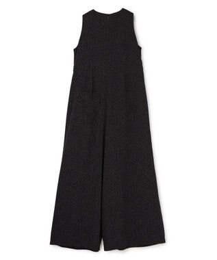 uncrave ドットプリント オールインワン ブラック×ホワイト