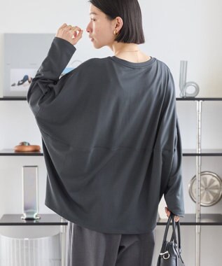 AMERICAN HOLIC ポンチコクーンカットプルオーバー Charcoal Gray