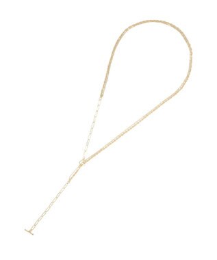 AMERICAN HOLIC 2WAYチェーンMIXネックレス Gold