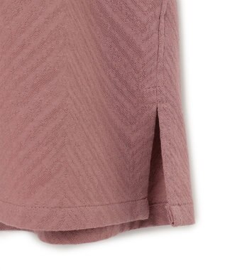 JOSEPH HOMME ブロークンヘリンボンジャージー　レギュラーカラー半袖シャツ ピンク系