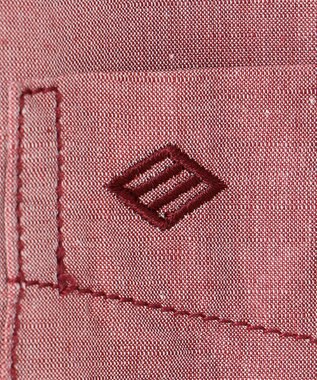 JOSEPH ABBOUD 【オーガニックコットン】リヨセルリネン シャツ ワイン系