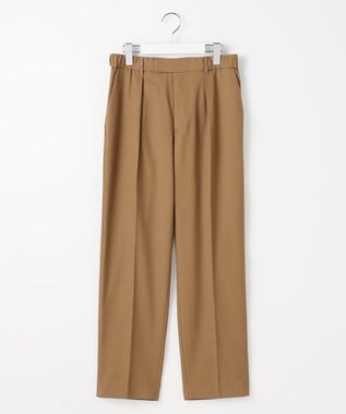 自由区 L 【SHIHOさん着用】TRスラブツイルテーパード パンツ キャメル