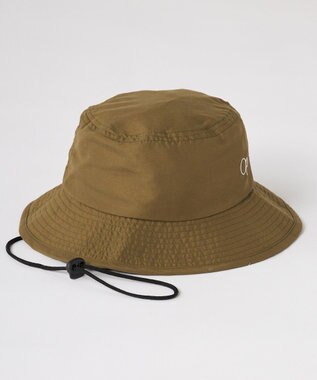 OP／FILA 【Ocean Pacific】日除け付き無地サーフハット カーキ