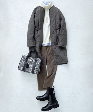 23区 【SLOW/一部店舗限定】コットンオックス シャツ サックスブルー