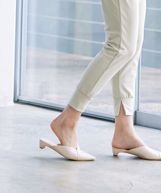 Tiaclasse L 【日本製・洗える】ロイカジョガーパンツ ベージュ