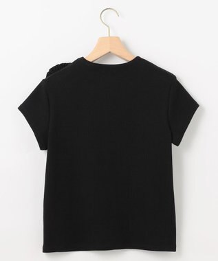 組曲 テレココサージュ Tシャツ ブラック系