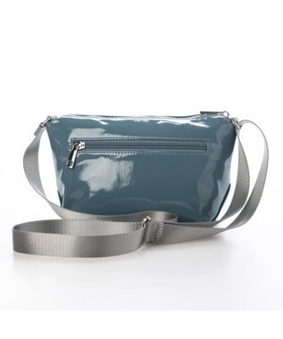 UNBILLION カシュカシュ cachecache / ソフトエナメル舟型ショルダー ライトブルー