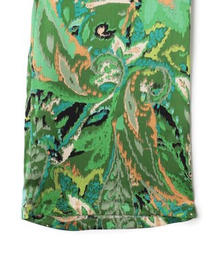 J.PRESS YORK STREET 【WOMEN】プリントリラックスワイドパンツ グリーン系5