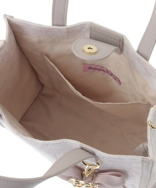 Maison de FLEUR フラワーガーデンプリント2Wayスクエアトート Pink