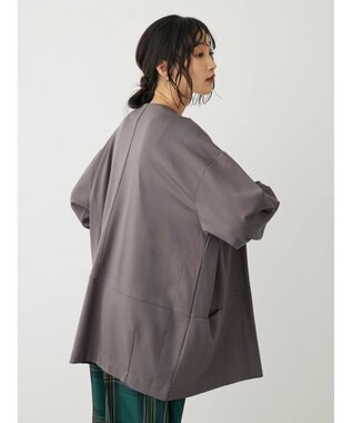 CRAFT STANDARD BOUTIQUE ポンチノーカラージャケット Charcoal Gray