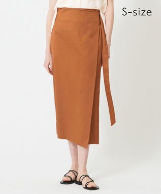 BEIGE， 【S-size】IVY / ラップスカート Ocre