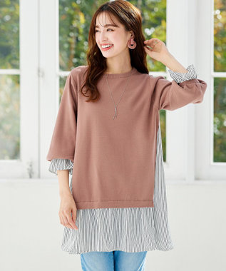 洗える 重ね着風に見えるニットコンビチュニック Tiaclasse ファッション通販 公式通販 オンワード クローゼット 洗える 重ね着風に見えるニットコンビチュニック Tiaclasse ファッション通販 公式通販 オンワード クローゼット