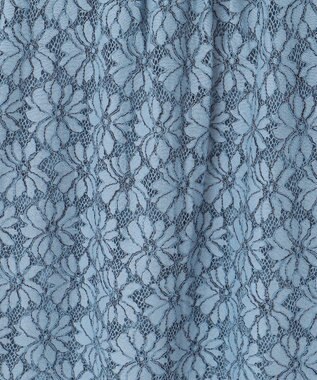 組曲 【2SET・WEB限定】フラワーレース5分袖ツイン ニット ブルー系