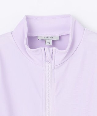 ANY KIDS 裾フリル　ラッシュガード ラベンダー