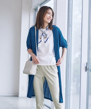 Tiaclasse L 【日本製・洗える】ロイカジョガーパンツ ベージュ