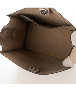 UNBILLION 【テレビ ドラマ着用アイテム】カシュカシュ cachecache / ヒネリハンドルインバッグセットトート ベージュアイボリー