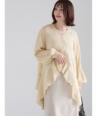 Te chichi イレギュラーヘムチュニックブラウス