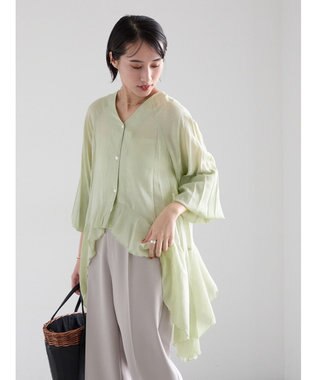 Te chichi イレギュラーヘムチュニックブラウス