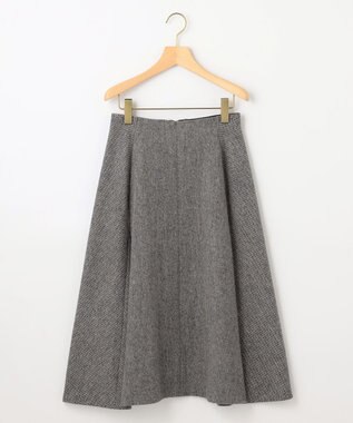 組曲 シックツイード フレアスカート ブラック系3