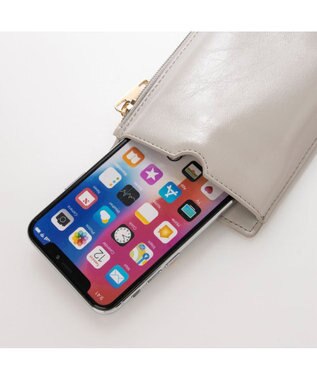 UNBILLION cachecache コンビ素材多機能スマホショルダー LBE