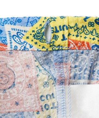 MIKI HOUSE HOT BISCUITS 【80-120cm】バンダナ柄 6分丈ハーフパンツ マルチカラー