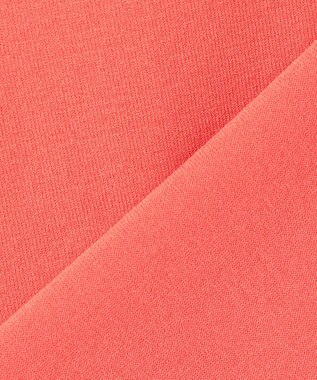 23区 【洗える/吊り干しOK】ヴィスコースストレッチ パフスリーブ ニット オレンジ系